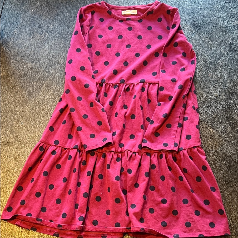 Tucker and Tate Burgundy and Navy Blue dress